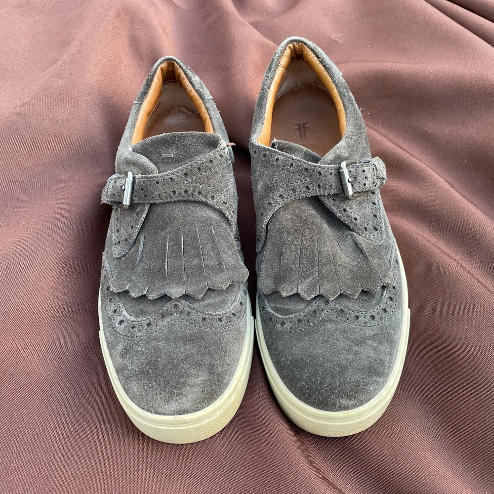 Frye Wingtip Suede Sneakers